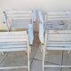 5 fauteuils de jardin en bois vintage  gleizes