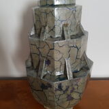 Vase à gradins Art Déco, Ecole de Nancy, Mougin, numéroté