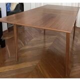 Extendable table from the 60s, compass feet