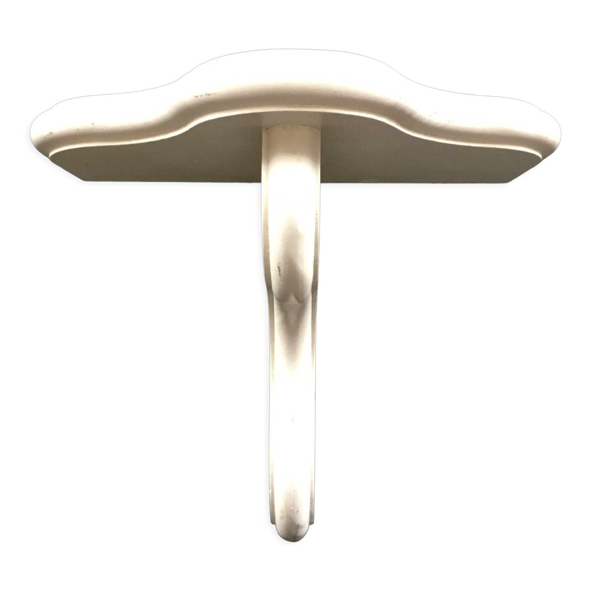 White wall console