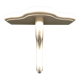 White wall console