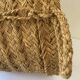 XXL woven straw basket