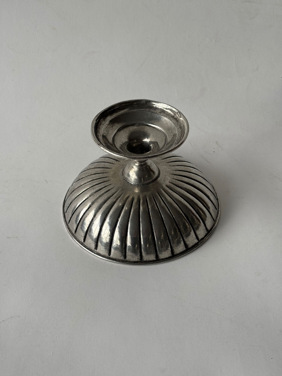 Silver-plated metal compote 1920