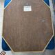 Octagonal mirror with brass parcloses by Jan Deknudt