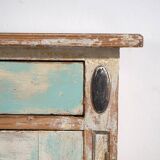 Ancienne commode bleu ciel (c.1920) #20