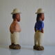Couple de colons statuettes Africaines