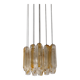 Suspension « Quadrifoglio » en verre de Murano par VeArt, années 1970