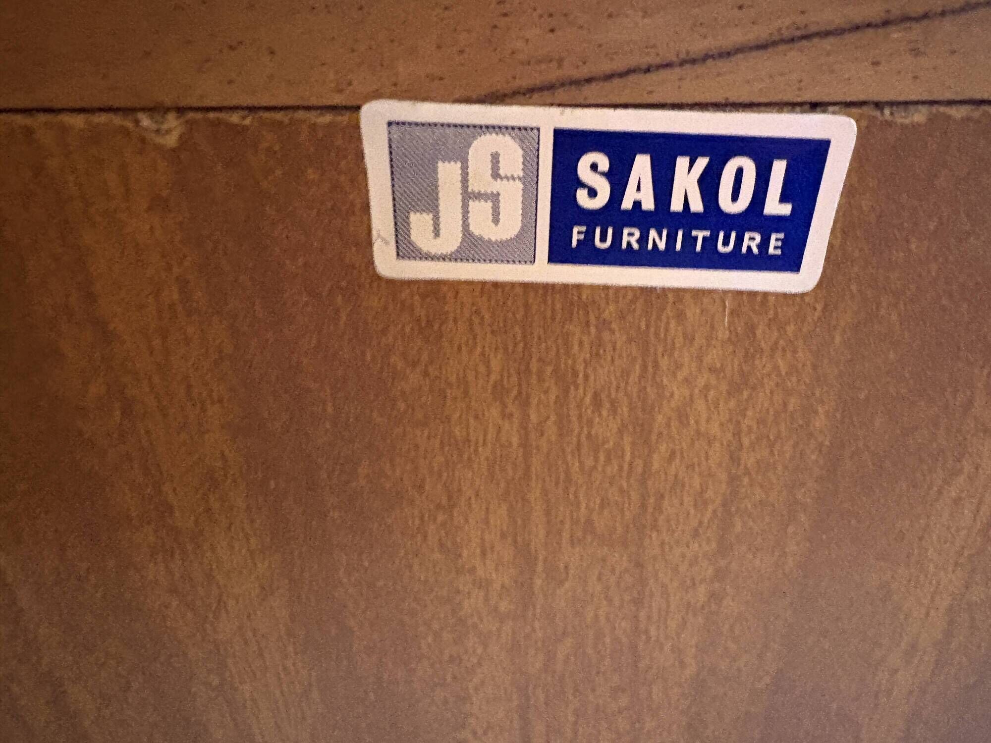 Mid Century Retro Vintage J.S. Sakol Teak Sideboard – 1960s–1970s  Scandina