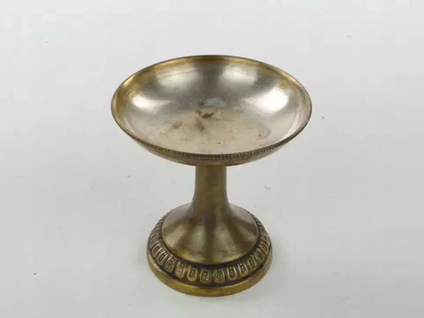 Lemon stand, Art Deco, silver-plated brass, Germany, 1930s