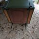 Green skai armchair 1950 1960
