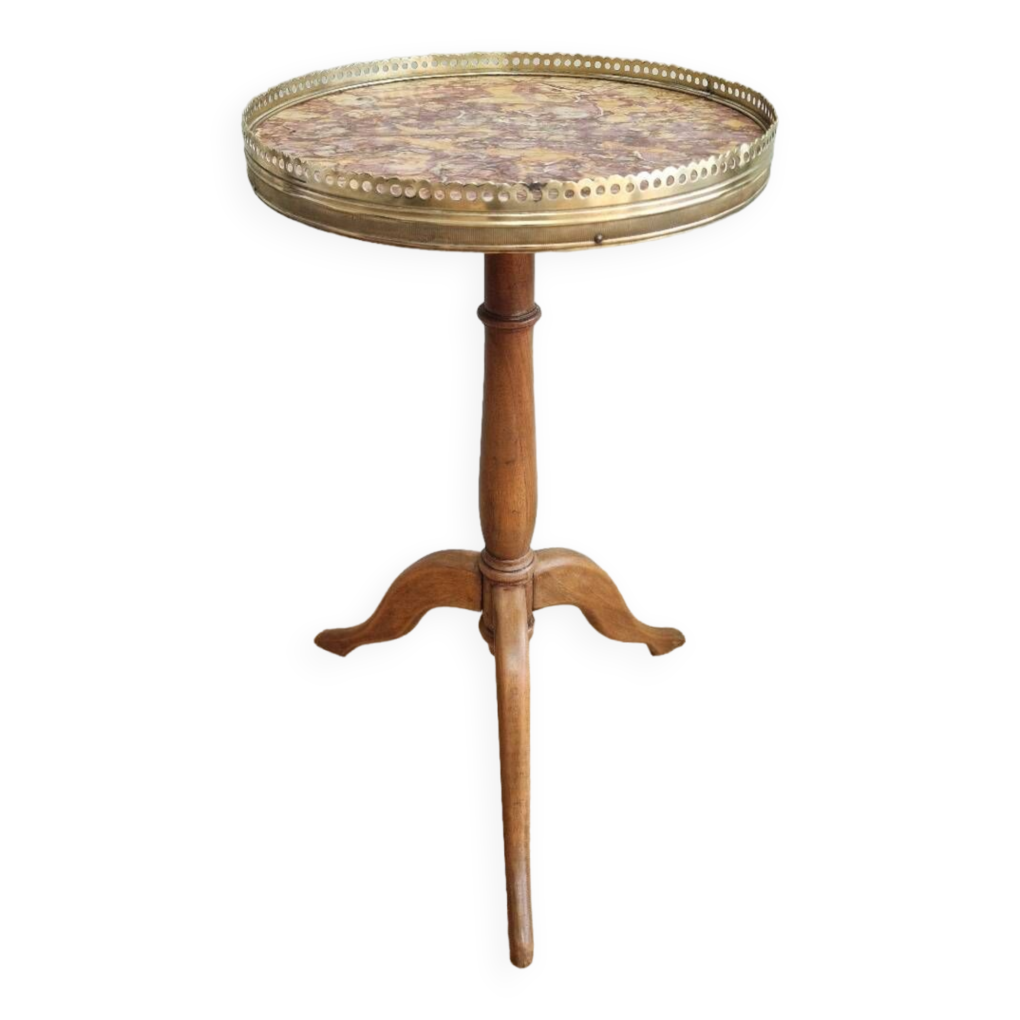 Tripod Gueridon Louis XVI style mahogany