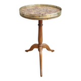 Louis XVI style mahogany tripod pedestal table