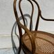 Fauteuil Thonet bois courbé et cannage – modèle bistrot