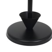 Black post-modern umbrella stand in the style of Castiglioni, Memphis, Italy, 1980s.