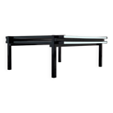 Table basse extensible cubiste, années 1980