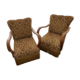 Pair of armchair art deco vintage 50 years