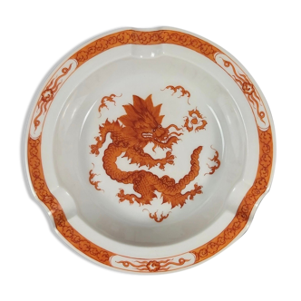 Cendrier dragon Ming en porcelaine de Meissen, Allemagne, 20ème siècle