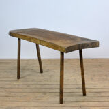 Vintage oak butcher's table 1920