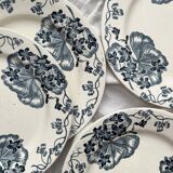 4 flat ironware plates “Les Violettes” Salins