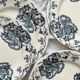 4 ironstone dinner plates “Les Violettes” Salins