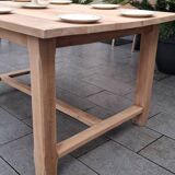 Farmhouse table with extension