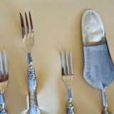 Dessert set (forks and spoons) - 800 silver