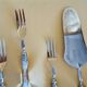 Dessert set (forks and spoons) - 800 silver