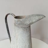 Antique zinc water pitcher