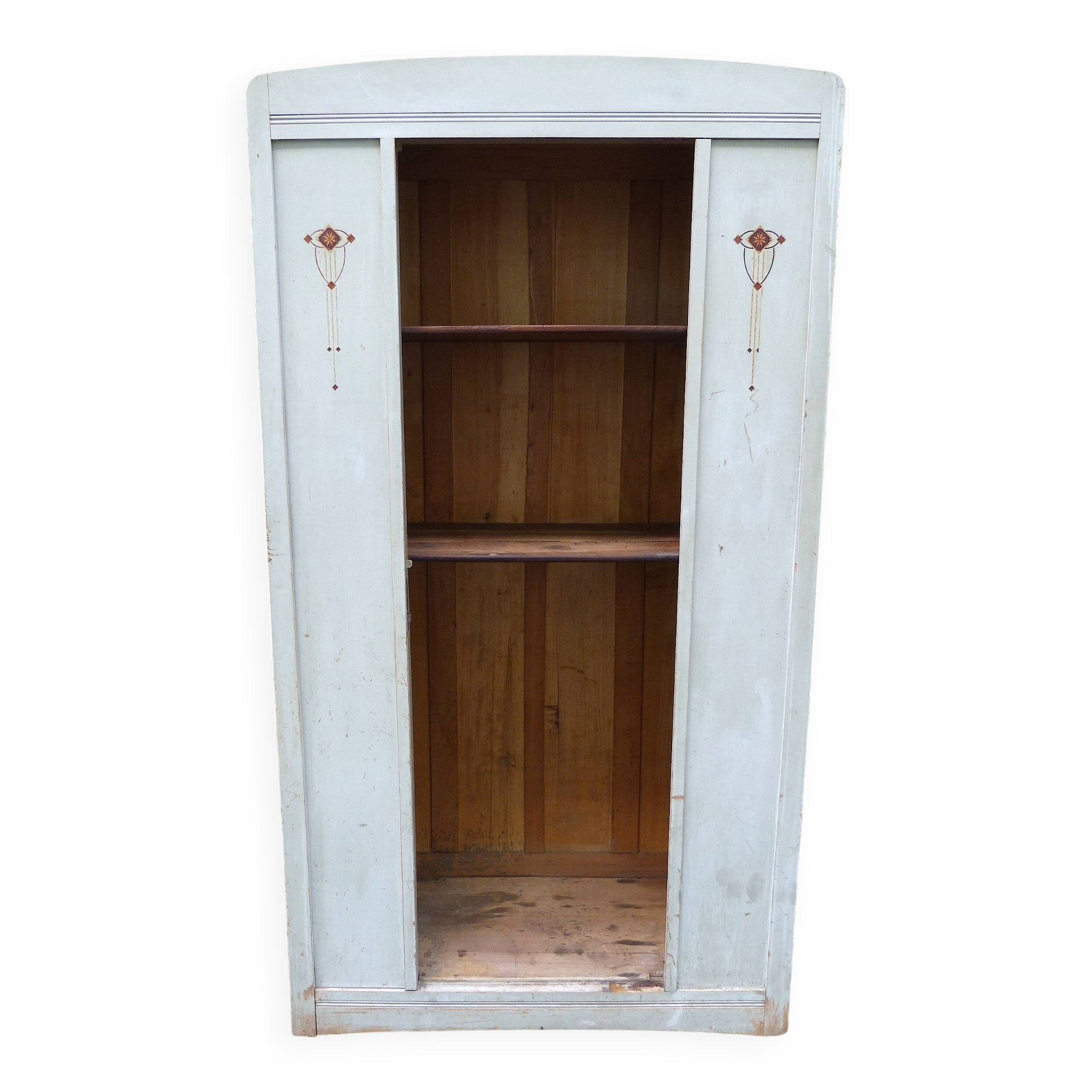 Antique bookcase cabinet