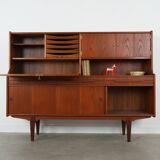 Teak highboard, Danish design, 1960s, production: Denmark