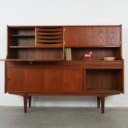 Teak highboard, Danish design, 1960s, production: Denmark