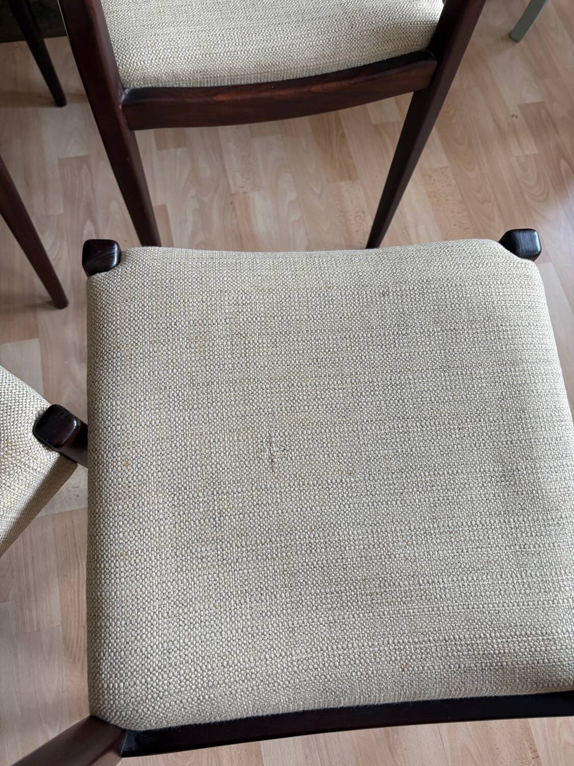 6 Scandinavian chairs circa