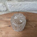 Antique crystal glass goblet signed Baccarat model Diamonds Pierreries H