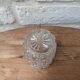 Antique crystal glass goblet signed Baccarat model Diamonds Pierreries H
