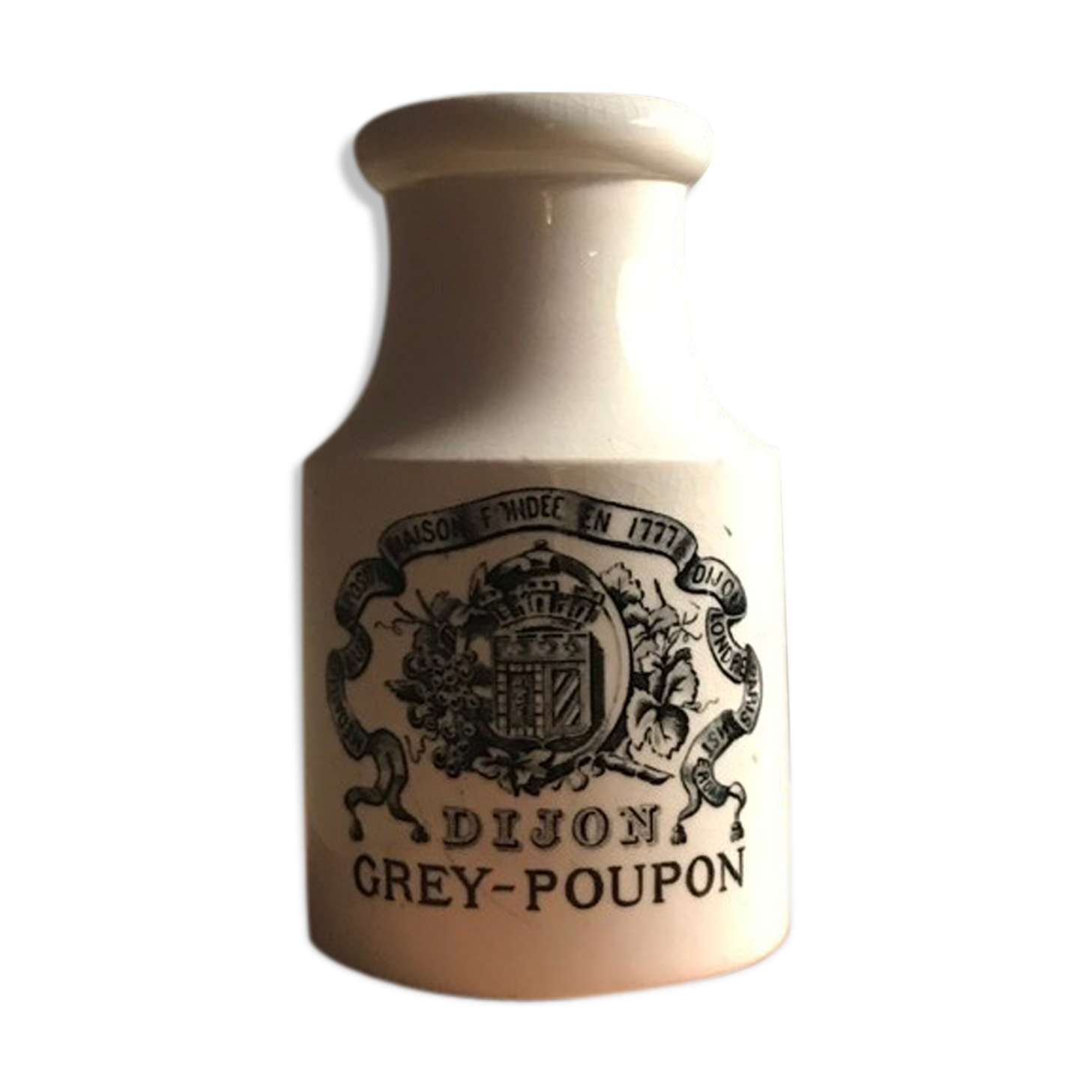 Grey Poupon Mustard Pot