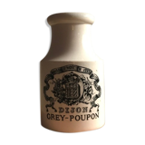 Grey Poupon Mustard Pot