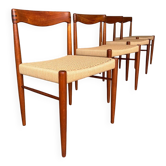 Série de 4 chaises d’H.W. Klein pour Bramin
