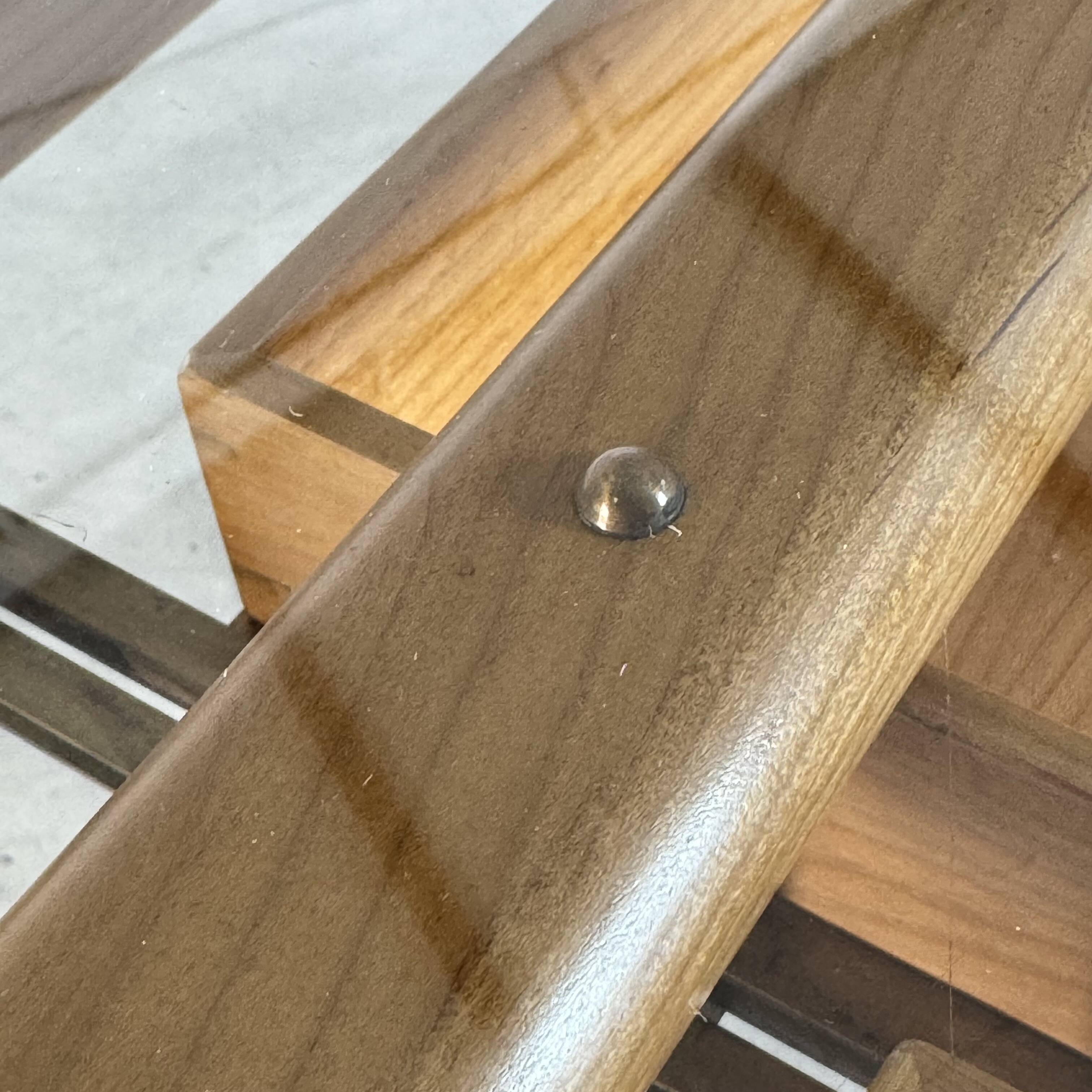 Rare walnut working table/desk by Ignazio Gardella, Milan – Italy, 1950.
