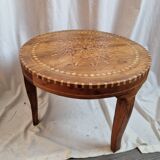 Marquetry table Morocco, 1960