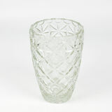 "Karo" glass vase, Huta Szkła Hortensja, Poland, 1970s