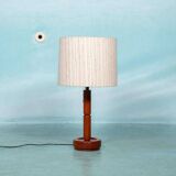 Vintage Danish design table lamp in teak Domus