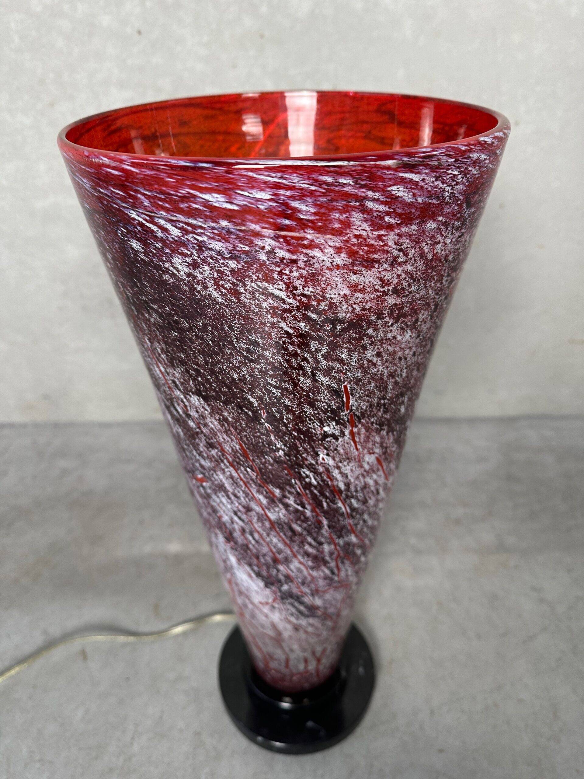 Art Deco table lamp – glass