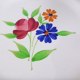 Set of 4 vintage dessert plates from the Badonviller porcelain factory