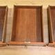 Regency style marquetry desk in precious woods – Late 19th century