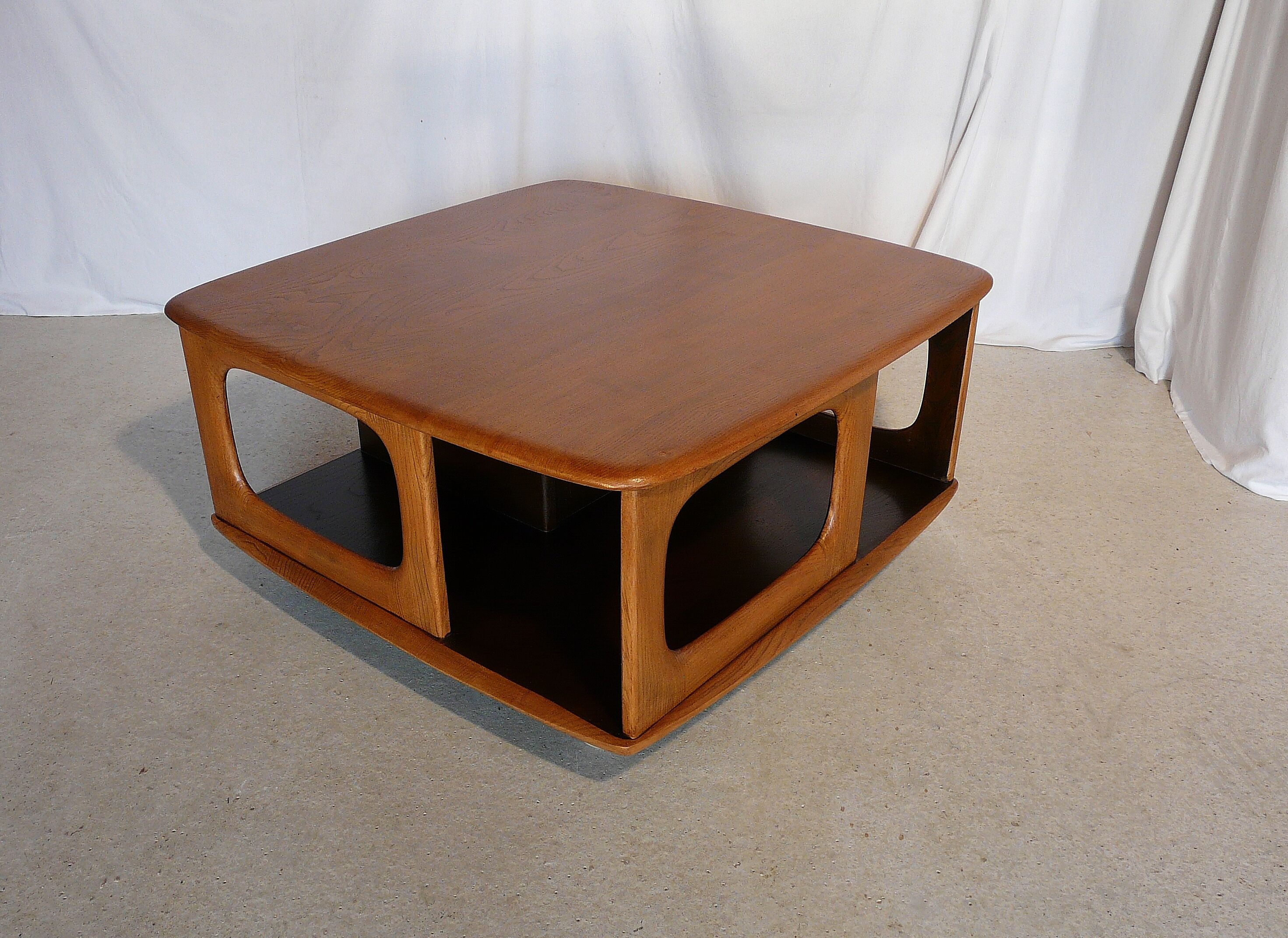 Ercol Scandinavian square coffee table