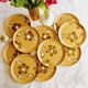 Set of 10 plates with sarreguemines sandstone desserts