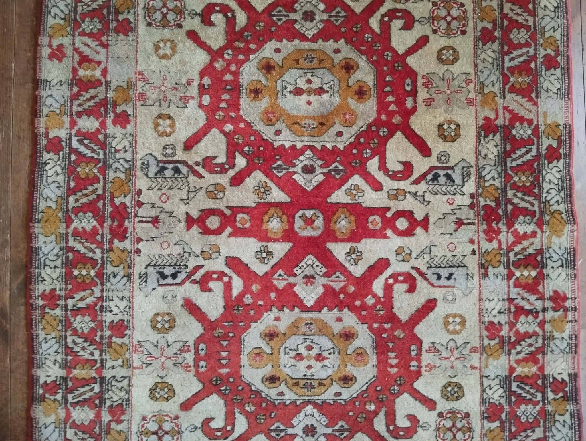 Tapis Caucasien Shirvan fait main 158x108cm
