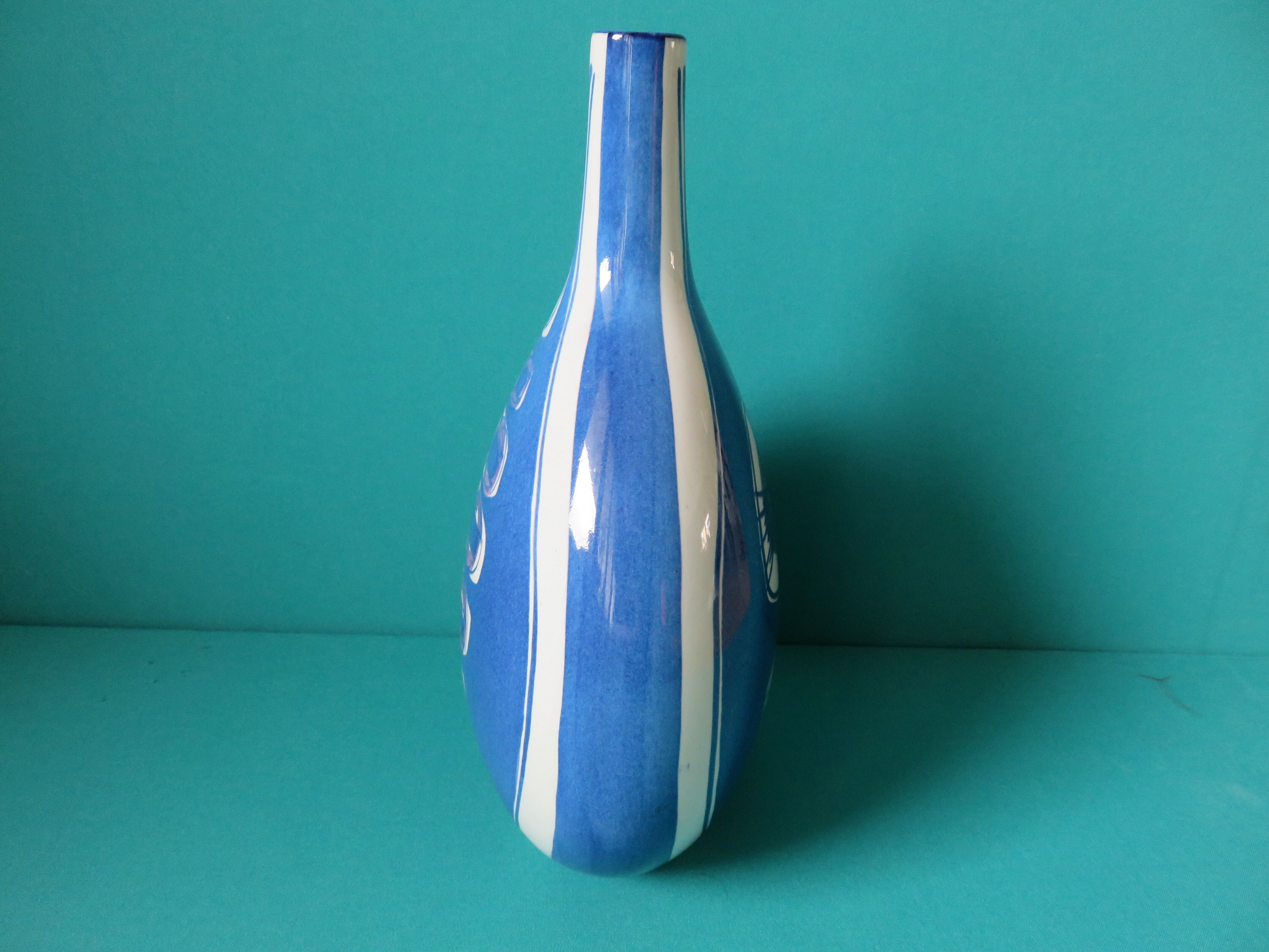 Vase by Anna Lisa Koefod, "Aluminia" Royale Copenhagen Denmark 1967
