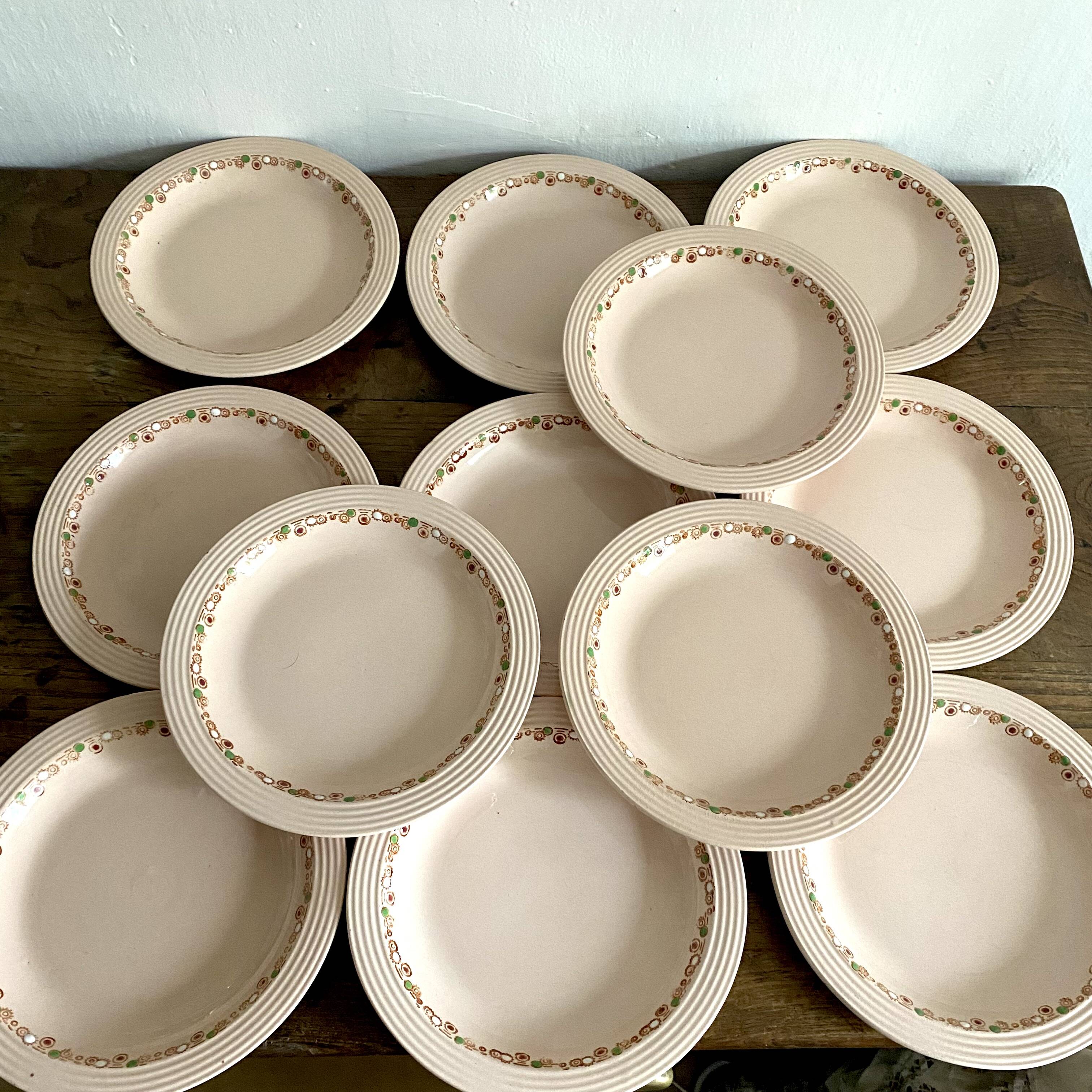 Longwy Betty model soup plates