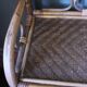 Chiffonnier rotin osier 3 tiroirs meuble rangement vintage